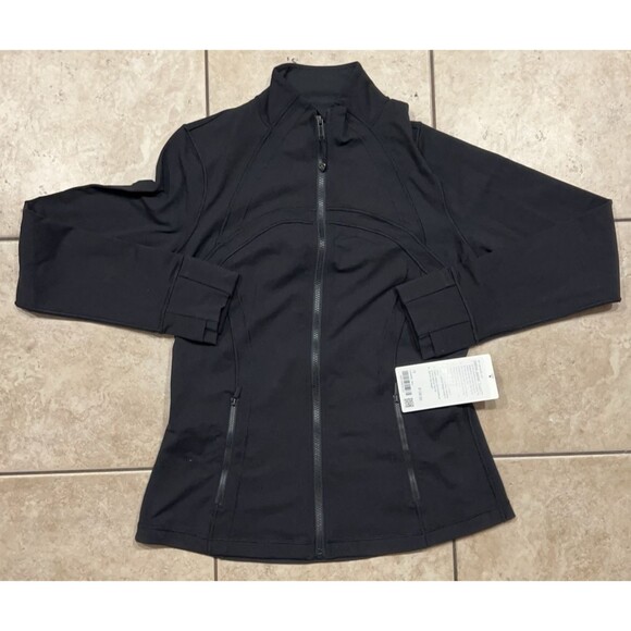 Lululemon Jacket Womens 12 Black Define Luon Full Zip Performance athleisure NWT - Picture 1 of 8